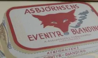 Reklame for A. Asbjørnsens tobaksfabriks Eventyrblanding