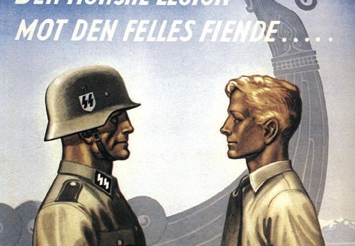 Tysk propagandaplakat.