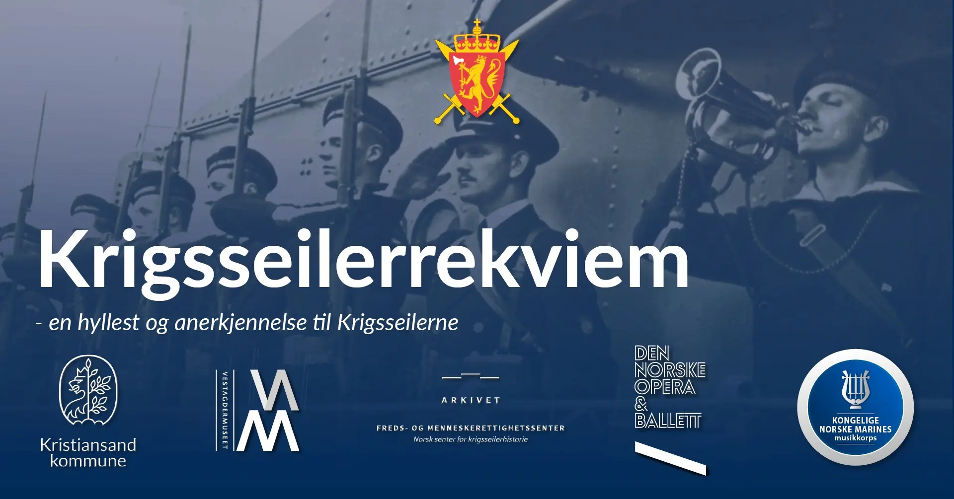 Krigsseilerrekveim Kristiansand 2024.