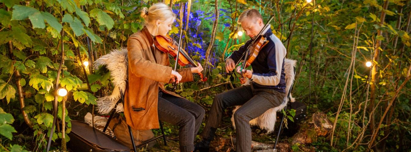 Lise Haugeland og Herman Gautefald - Foto Solfrid Økland.