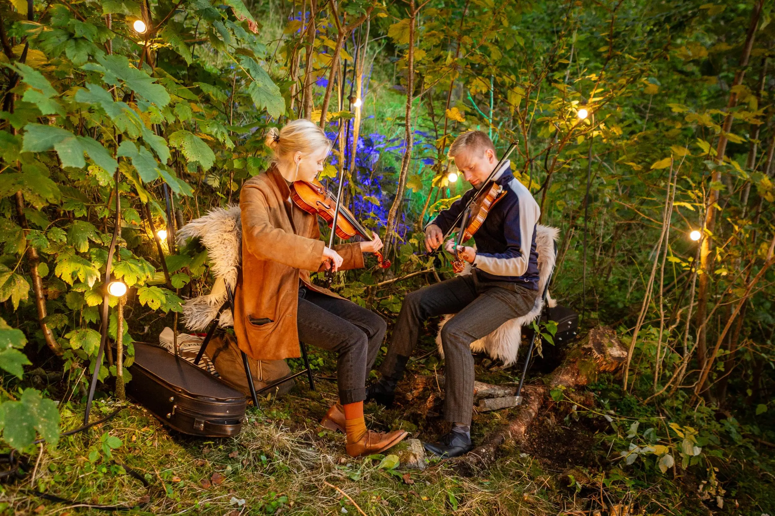 Lise Haugeland og Herman Gautefald - Foto Solfrid Økland.